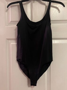 Never Worn! SKIMS Black One-Piece Bodysuit S/M